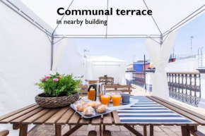 Hostly Rivero 2B Center-Fibre-communal terrace-Parking Optional-CLess